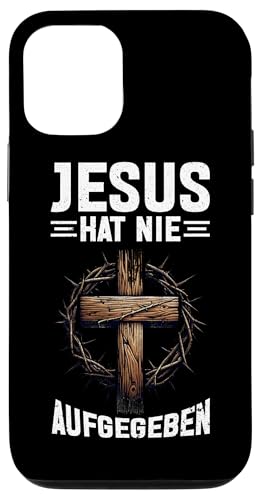 Jesus Hat Nie Aufgegeben Katholiken Christliches Zitat Hülle für iPhone 12/12 Pro von Jesus Gott Kirche Bibelleser Gebet Gottesdienst
