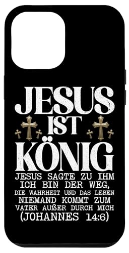 Jesus Ist König Jesus Christlich Katholiken Kirche Gläubiger Hülle für iPhone 12 Pro Max von Jesus Gott Kirche Bibelleser Gebet Gottesdienst
