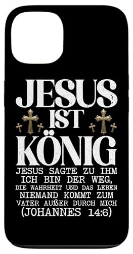 Jesus Ist König Jesus Christlich Katholiken Kirche Gläubiger Hülle für iPhone 13 Jesus Ist König Jesus Christlich Katholiken Kirche Gläubiger Hülle für iPhone 13 von Jesus Gott Kirche Bibelleser Gebet Gottesdienst