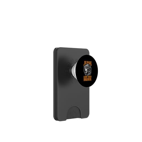 Jesus Liebt Dich Bruder Gott Christlich Katholiken Christen PopSockets PopWallet für MagSafe von Jesus Gott Kirche Bibelleser Gebet Gottesdienst