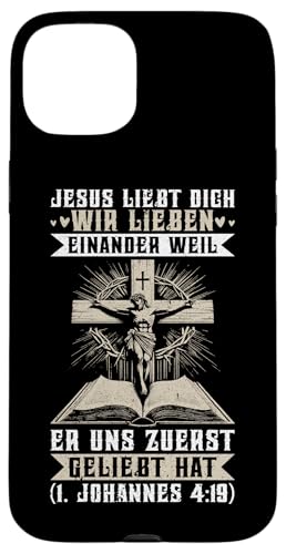 Jesus Liebt Dich Christlich Gläubige Bibelstudium Gott Hülle für iPhone 15 Plus Jesus Liebt Dich Christlich Gläubige Bibelstudium Gott Hülle für iPhone 15 Plus von Jesus Gott Kirche Bibelleser Gebet Gottesdienst