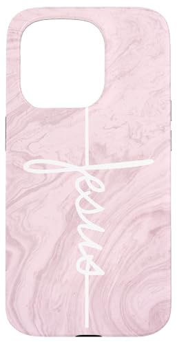Hülle für iPhone 15 Pro Christliche Handyhülle, Jesus-Kreuz, inspirierendes, treues Geschenk Hülle für iPhone 15 Pro Christliche Handyhülle, Jesus-Kreuz, inspirierendes, treues Geschenk von Jesus Merch & Co.