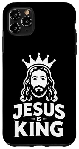 Christen Kreuz Outfit für Glaube und Bibel als Jesus is King Hülle für iPhone 11 Pro Max von Jesus Outfit Bibel GlaubenGott Kirche Herren Damen