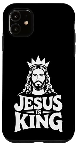 Christen Kreuz Outfit für Glaube und Bibel als Jesus is King Hülle für iPhone 11 Christen Kreuz Outfit für Glaube und Bibel als Jesus is King Hülle für iPhone 11 von Jesus Outfit Bibel GlaubenGott Kirche Herren Damen