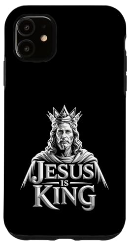 Christen Kreuz Outfit für Glaube und Bibel als Jesus is King Hülle für iPhone 11 Christen Kreuz Outfit für Glaube und Bibel als Jesus is King Hülle für iPhone 11 von Jesus Outfit Bibel GlaubenGott Kirche Herren Damen