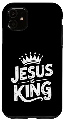 Christen Kreuz Outfit für Glaube und Bibel als Jesus is King Hülle für iPhone 11 Christen Kreuz Outfit für Glaube und Bibel als Jesus is King Hülle für iPhone 11 von Jesus Outfit Bibel GlaubenGott Kirche Herren Damen