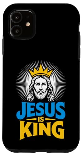 Christen Kreuz Outfit für Glaube und Bibel als Jesus is King Hülle für iPhone 11 Christen Kreuz Outfit für Glaube und Bibel als Jesus is King Hülle für iPhone 11 von Jesus Outfit Bibel GlaubenGott Kirche Herren Damen