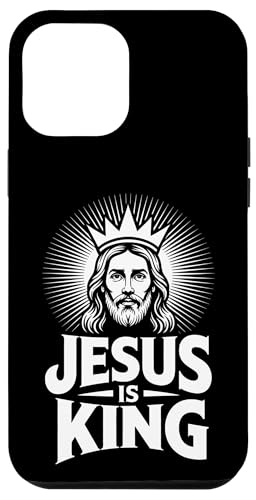 Christen Kreuz Outfit für Glaube und Bibel als Jesus is King Hülle für iPhone 12 Pro Max von Jesus Outfit Bibel GlaubenGott Kirche Herren Damen