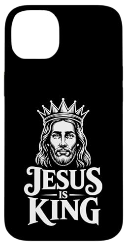Christen Kreuz Outfit für Glaube und Bibel als Jesus is King Hülle für iPhone 14 Plus Christen Kreuz Outfit für Glaube und Bibel als Jesus is King Hülle für iPhone 14 Plus von Jesus Outfit Bibel GlaubenGott Kirche Herren Damen