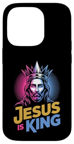 Christen Kreuz Outfit für Glaube und Bibel als Jesus is King Hülle für iPhone 14 Pro Christen Kreuz Outfit für Glaube und Bibel als Jesus is King Hülle für iPhone 14 Pro von Jesus Outfit Bibel GlaubenGott Kirche Herren Damen