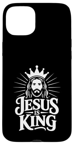 Christen Kreuz Outfit für Glaube und Bibel als Jesus is King Hülle für iPhone 15 Plus Christen Kreuz Outfit für Glaube und Bibel als Jesus is King Hülle für iPhone 15 Plus von Jesus Outfit Bibel GlaubenGott Kirche Herren Damen