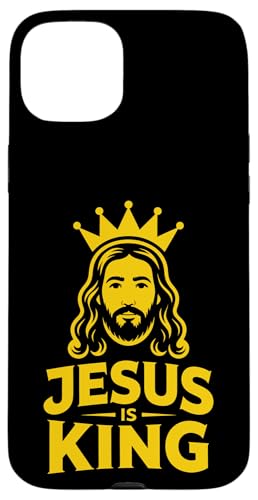 Christen Kreuz Outfit für Glaube und Bibel als Jesus is King Hülle für iPhone 15 Plus Christen Kreuz Outfit für Glaube und Bibel als Jesus is King Hülle für iPhone 15 Plus von Jesus Outfit Bibel GlaubenGott Kirche Herren Damen