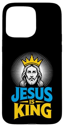 Christen Kreuz Outfit für Glaube und Bibel als Jesus is King Hülle für iPhone 15 Pro Max Christen Kreuz Outfit für Glaube und Bibel als Jesus is King Hülle für iPhone 15 Pro Max von Jesus Outfit Bibel GlaubenGott Kirche Herren Damen