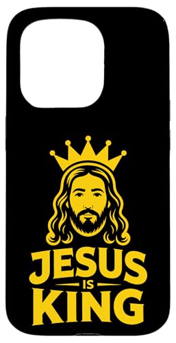 Christen Kreuz Outfit für Glaube und Bibel als Jesus is King Hülle für iPhone 15 Pro Christen Kreuz Outfit für Glaube und Bibel als Jesus is King Hülle für iPhone 15 Pro von Jesus Outfit Bibel GlaubenGott Kirche Herren Damen