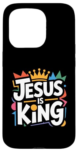 Christen Kreuz Outfit für Glaube und Bibel als Jesus is King Hülle für iPhone 15 Pro Christen Kreuz Outfit für Glaube und Bibel als Jesus is King Hülle für iPhone 15 Pro von Jesus Outfit Bibel GlaubenGott Kirche Herren Damen