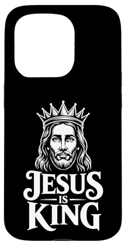 Christen Kreuz Outfit für Glaube und Bibel als Jesus is King Hülle für iPhone 15 Pro Christen Kreuz Outfit für Glaube und Bibel als Jesus is King Hülle für iPhone 15 Pro von Jesus Outfit Bibel GlaubenGott Kirche Herren Damen