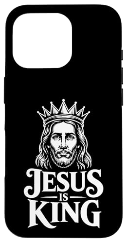 Christen Kreuz Outfit für Glaube und Bibel als Jesus is King Hülle für iPhone 16 Pro Christen Kreuz Outfit für Glaube und Bibel als Jesus is King Hülle für iPhone 16 Pro von Jesus Outfit Bibel GlaubenGott Kirche Herren Damen