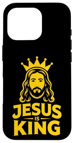 Christen Kreuz Outfit für Glaube und Bibel als Jesus is King Hülle für iPhone 16 Pro Christen Kreuz Outfit für Glaube und Bibel als Jesus is King Hülle für iPhone 16 Pro von Jesus Outfit Bibel GlaubenGott Kirche Herren Damen