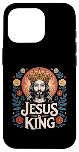 Christen Kreuz Outfit für Glaube und Bibel als Jesus is King Hülle für iPhone 16 Pro Christen Kreuz Outfit für Glaube und Bibel als Jesus is King Hülle für iPhone 16 Pro von Jesus Outfit Bibel GlaubenGott Kirche Herren Damen