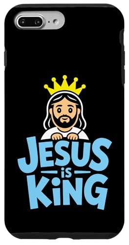 Christen Kreuz Outfit für Glaube und Bibel als Jesus is King Hülle für iPhone 7 Plus/8 Plus Christen Kreuz Outfit für Glaube und Bibel als Jesus is King Hülle für iPhone 7 Plus/8 Plus von Jesus Outfit Bibel GlaubenGott Kirche Herren Damen