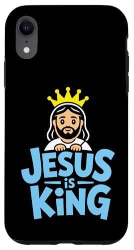 Christen Kreuz Outfit für Glaube und Bibel als Jesus is King Hülle für iPhone XR Christen Kreuz Outfit für Glaube und Bibel als Jesus is King Hülle für iPhone XR von Jesus Outfit Bibel GlaubenGott Kirche Herren Damen