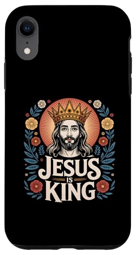 Christen Kreuz Outfit für Glaube und Bibel als Jesus is King Hülle für iPhone XR Christen Kreuz Outfit für Glaube und Bibel als Jesus is King Hülle für iPhone XR von Jesus Outfit Bibel GlaubenGott Kirche Herren Damen