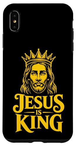 Christen Kreuz Outfit für Glaube und Bibel als Jesus is King Hülle für iPhone XS Max Christen Kreuz Outfit für Glaube und Bibel als Jesus is King Hülle für iPhone XS Max von Jesus Outfit Bibel GlaubenGott Kirche Herren Damen