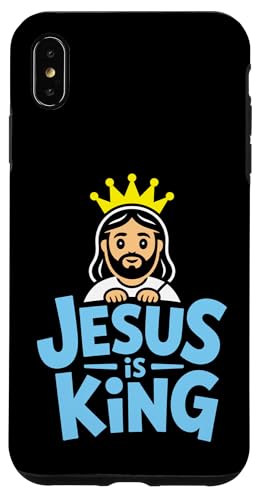 Christen Kreuz Outfit für Glaube und Bibel als Jesus is King Hülle für iPhone XS Max Christen Kreuz Outfit für Glaube und Bibel als Jesus is King Hülle für iPhone XS Max von Jesus Outfit Bibel GlaubenGott Kirche Herren Damen