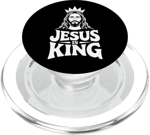 Christen Kreuz Outfit für Glaube und Bibel als Jesus is King PopSockets PopGrip für MagSafe Christen Kreuz Outfit für Glaube und Bibel als Jesus is King PopSockets PopGrip für MagSafe von Jesus Outfit Bibel GlaubenGott Kirche Herren Damen