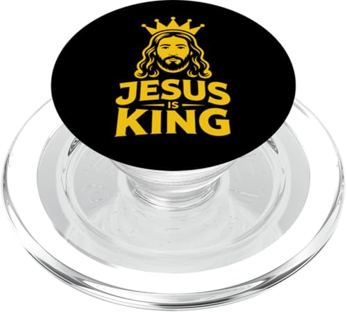 Christen Kreuz Outfit für Glaube und Bibel als Jesus is King PopSockets PopGrip für MagSafe Christen Kreuz Outfit für Glaube und Bibel als Jesus is King PopSockets PopGrip für MagSafe von Jesus Outfit Bibel GlaubenGott Kirche Herren Damen