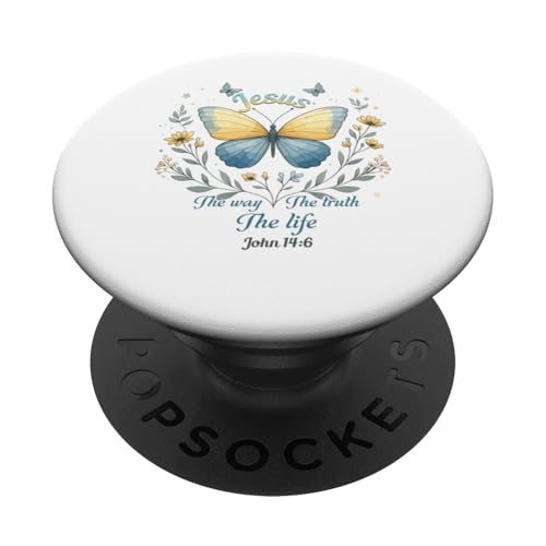 Jesus, der Weg, Wahrheit, Leben, Christus, Christen, Männer, Frauen & Kinder PopSockets Klebender PopGrip Jesus, der Weg, Wahrheit, Leben, Christus, Christen, Männer, Frauen & Kinder PopSockets Klebender PopGrip von Jesus Shopp