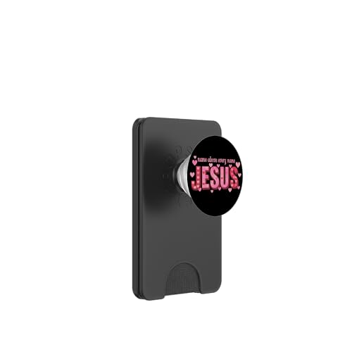 Jesus Name über jedem Namen Christen Männer Frauen & Kinder PopSockets PopWallet für MagSafe Jesus Name über jedem Namen Christen Männer Frauen & Kinder PopSockets PopWallet für MagSafe von Jesus Shopp
