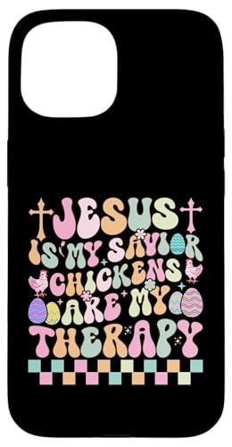 Jesus ist mein Retter, Hühner sind ich, Therapie, Männer, Frauen und Kinder Hülle für iPhone 15 Jesus ist mein Retter, Hühner sind ich, Therapie, Männer, Frauen und Kinder Hülle für iPhone 15 von Jesus Shopp