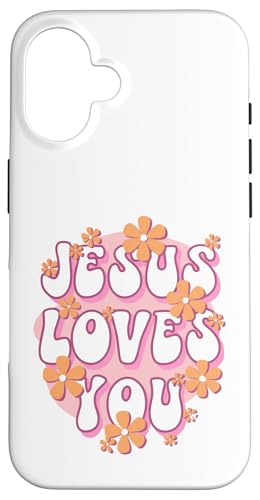 Jesus liebt dich Christen Männer Frauen und Kinder. Hülle für iPhone 16 Jesus liebt dich Christen Männer Frauen und Kinder. Hülle für iPhone 16 von Jesus Shopp
