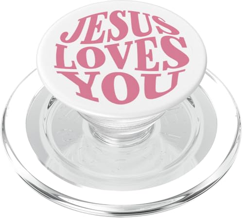 Jesus liebt dich Christen Männer Frauen und Kinder. PopSockets PopGrip für MagSafe Jesus liebt dich Christen Männer Frauen und Kinder. PopSockets PopGrip für MagSafe von Jesus Shopp