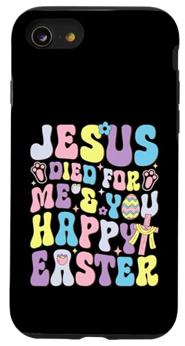 Jesus starb für dich und mich Ostern Christus Männer Frauen & Kinder Hülle für iPhone SE (2020) / 7 / 8 von Jesus Shopp