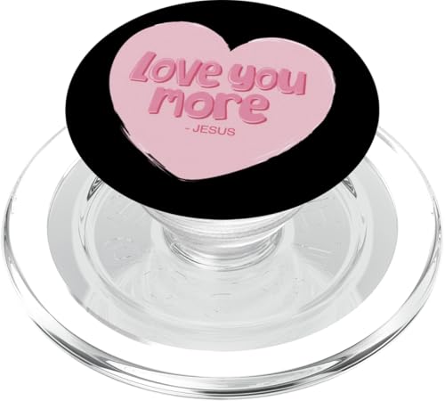 Love you more Jesus Christians men women & kids PopSockets PopGrip für MagSafe Love you more Jesus Christians men women & kids PopSockets PopGrip für MagSafe von Jesus Shopp