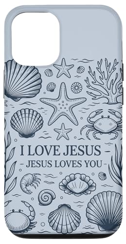 I Love Jesus Jesus Loves You Christian Jesus Bibelvers Hülle für iPhone 12/12 Pro von Jesus loves you Religious Gifts for Christians