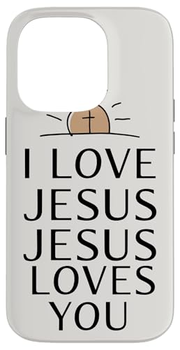 I Love Jesus Jesus Loves You Christian Jesus Bibelvers Hülle für iPhone 14 Pro I Love Jesus Jesus Loves You Christian Jesus Bibelvers Hülle für iPhone 14 Pro von Jesus loves you Religious Gifts for Christians