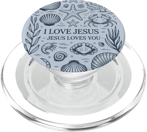 I Love Jesus Jesus Loves You Christian Jesus Bibelvers PopSockets PopGrip für MagSafe I Love Jesus Jesus Loves You Christian Jesus Bibelvers PopSockets PopGrip für MagSafe von Jesus loves you Religious Gifts for Christians