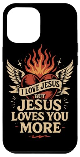 I Love Jesus Jesus Loves You More Christlicher Bibelvers Hülle für iPhone 12 Pro Max I Love Jesus Jesus Loves You More Christlicher Bibelvers Hülle für iPhone 12 Pro Max von Jesus loves you Religious Gifts for Christians