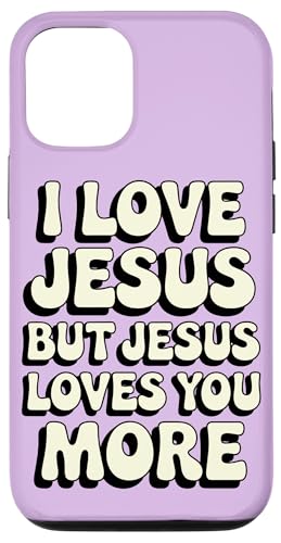Jesus Loves You More Christian Jesus Bibelvers Hülle für iPhone 12/12 Pro Jesus Loves You More Christian Jesus Bibelvers Hülle für iPhone 12/12 Pro von Jesus loves you Religious Gifts for Christians