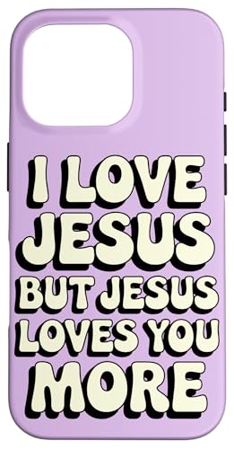 Jesus Loves You More Christian Jesus Bibelvers Hülle für iPhone 16 Pro Jesus Loves You More Christian Jesus Bibelvers Hülle für iPhone 16 Pro von Jesus loves you Religious Gifts for Christians