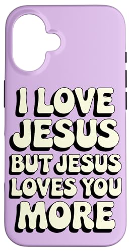 Jesus Loves You More Christian Jesus Bibelvers Hülle für iPhone 16 Jesus Loves You More Christian Jesus Bibelvers Hülle für iPhone 16 von Jesus loves you Religious Gifts for Christians