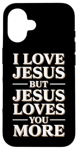 Jesus Loves You More Christian Jesus Bibelvers Hülle für iPhone 16 Jesus Loves You More Christian Jesus Bibelvers Hülle für iPhone 16 von Jesus loves you Religious Gifts for Christians