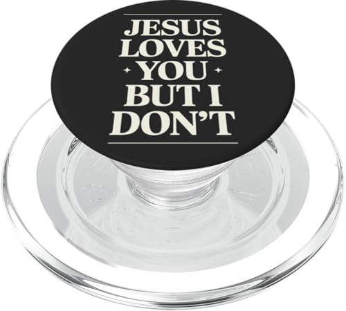 Jesus liebt dich, aber ich bin kein lustiger Christ PopSockets PopGrip für MagSafe von Jesus loves you Religious Gifts for Christians