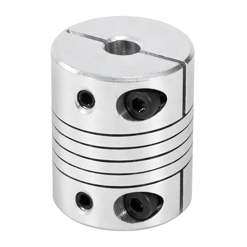 Motorwelle 5mm bis 10mm Flexibel Wellenkupplungen, Schrittmotor-Koppler Spiralförmige Stab Kupplung Aluminiumlegierung CNC Gelenkverbinder Motor, 25 mm Durchmesser, 30 mm Länge Motorwelle 5mm bis 10mm Flexibel Wellenkupplungen, Schrittmotor-Koppler Spiralförmige Stab Kupplung Aluminiumlegierung CNC Gelenkverbinder Motor, 25 mm Durchmesser, 30 mm Länge von Jesustree