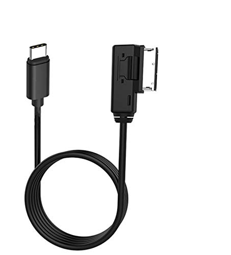 JETSTAR Kompatibel mit Audi Volkswage AMI auf USB C SUPP-L-Y Kabel, MDI MMI Type C Autoadapter für Pixel 2 XL HTC U11 U12 + Moto Z2 S9 S8 Note 8 LG von JetStar