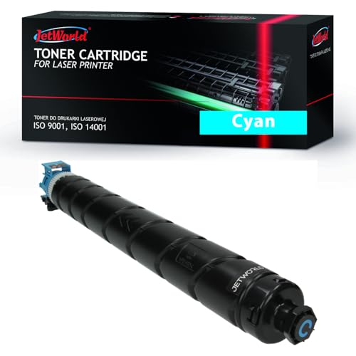JetWorld Toner CK8531C CK-8531C 1T02XDCUT0 Kompatibel für UTAX Utax 3508ci, Triumph-Adler 3508ci Cyan 20000 Seiten je Tonerkartusche, Hochwertiger Druck von JetWorld