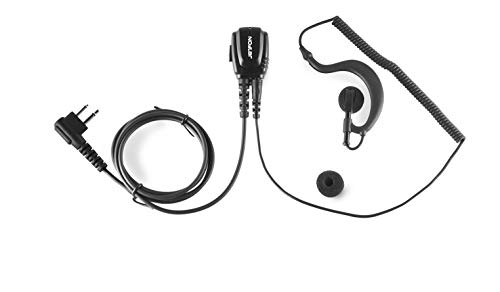 JETFON Ergonomische Micro-Auricular Motorola 2 Pins + Kopfhörer Haken von Jetfon